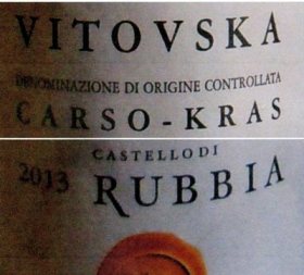 VITOVSKA DOC - CARSO – KRAS – Friuli V.G. - L'...